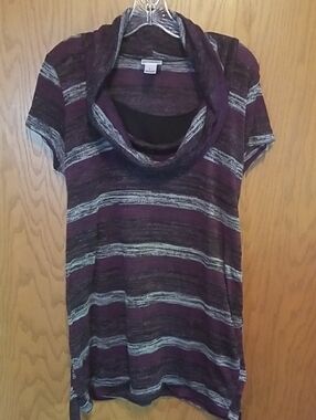Motherhood Maternity Short Sleeve Tunic, Size L